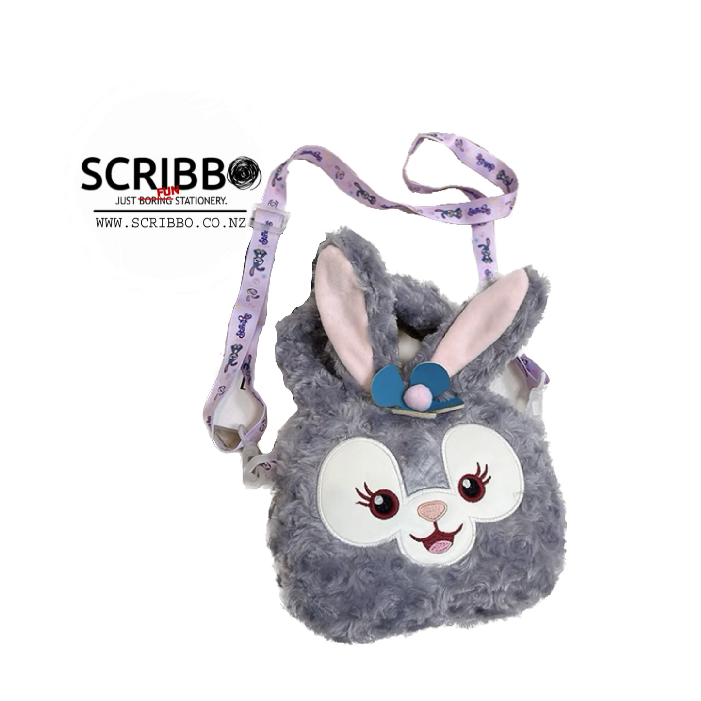 Rabbit Plush Bag - Purple