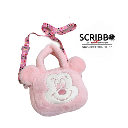 Minnie Plush Bag - Pink