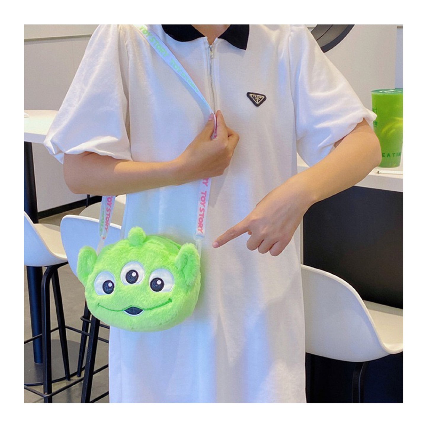 Alien Plush Bag - Green